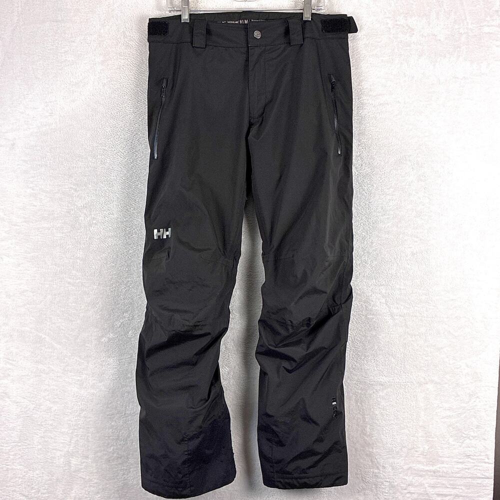 Helly Hansen Pants Mens M Black Legendary Insulated Nylon Ski Snowboard Recco